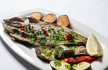 Lubina a la espalda - Quina Creu