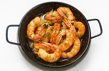 Gambas al ajillo- Quina Creu