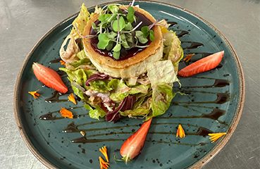 Queso de cabra al grill